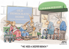 TIRED OLD DEMOCRATS IN CONGRESS NEED A DEEPER BENCH by R.J. Matson