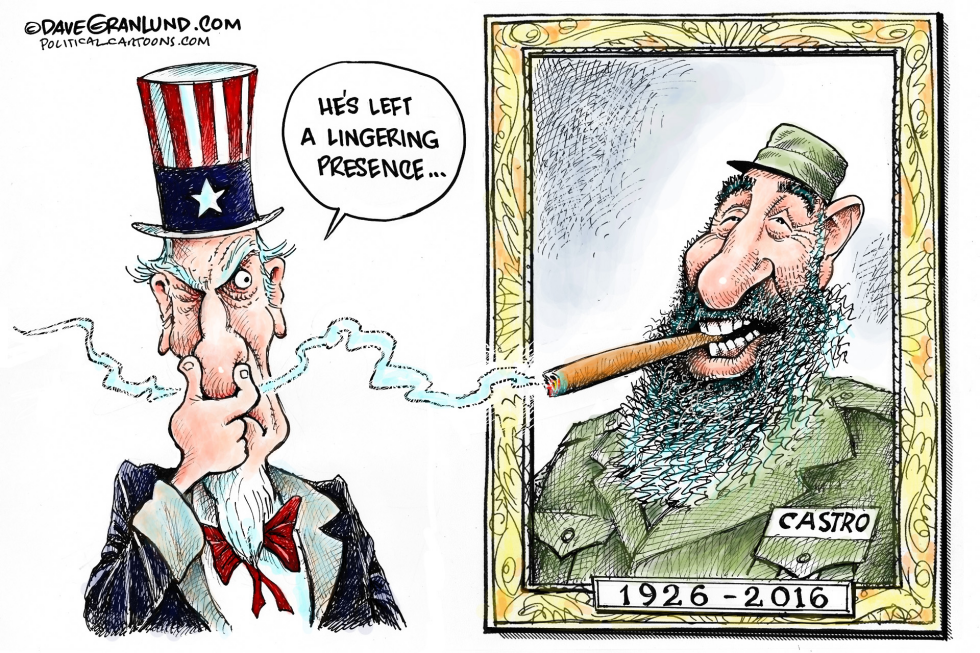  FIDEL CASTRO DIES by Dave Granlund