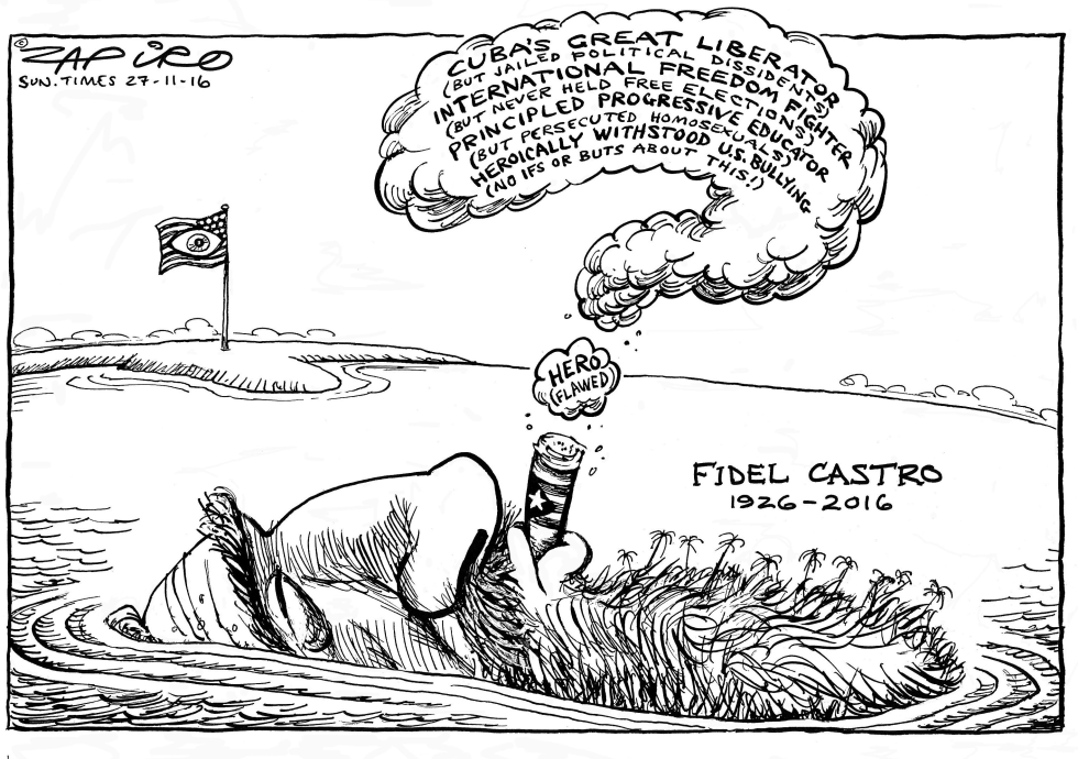  FIDEL CASTRO by Zapiro