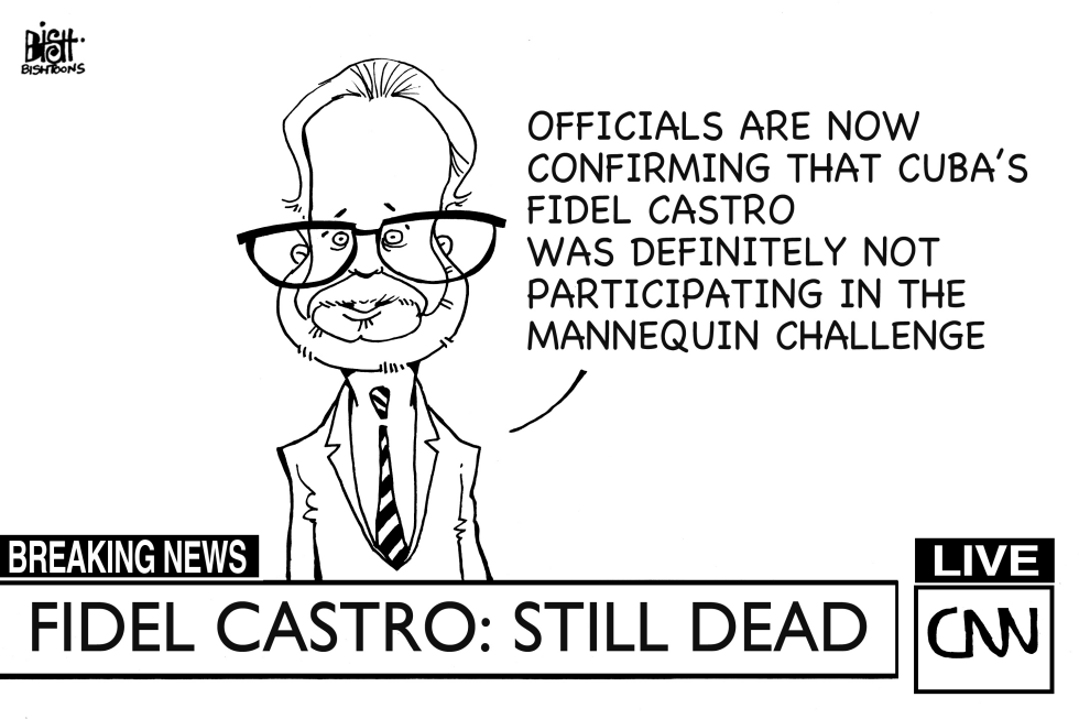 CASTRO DEATH UPDATE, B/W