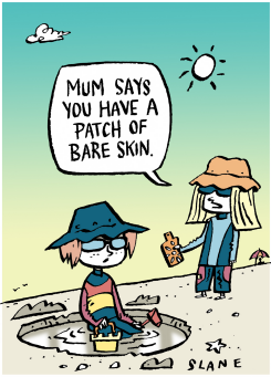 SUN BURN COVER UP by Chris Slane