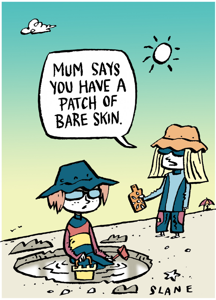 Sun Burn Cover Up