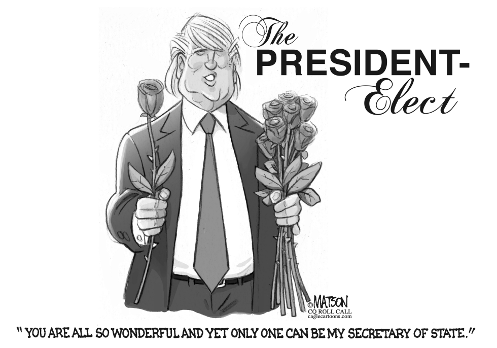The President Elect Selects A Secretary of State