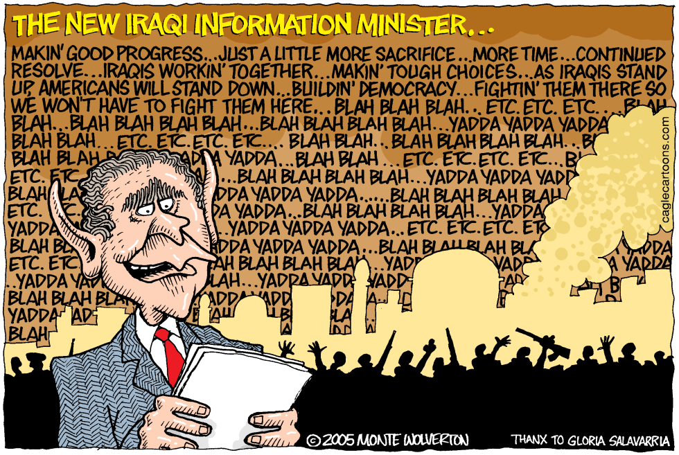  NEW IRAQI INFORMATION MINISTER  by Wolverton