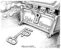 THE RISE OF HATE by Adam Zyglis