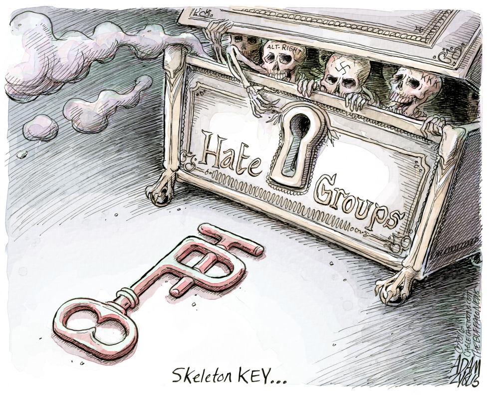  THE RISE OF HATE by Adam Zyglis