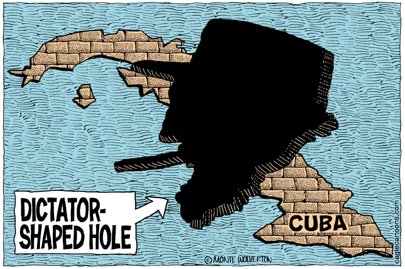 A Dictator Shaped Hole in Cuba COLOR