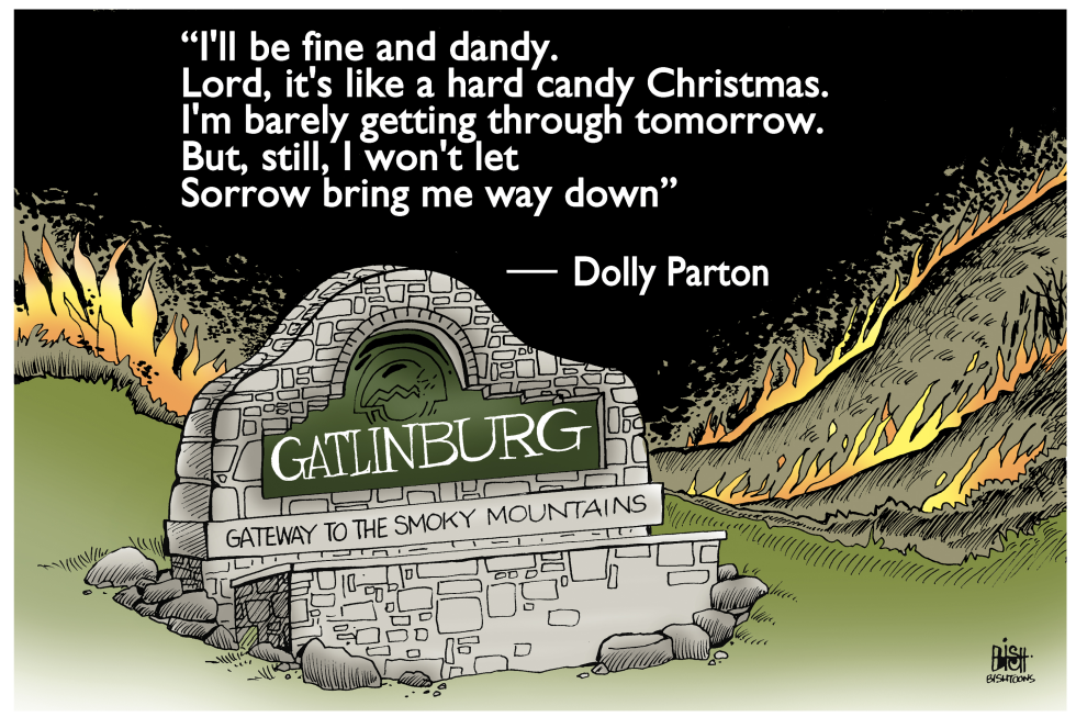 GATLINBURG FIRE, COLOR