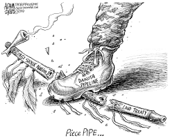DAKOTA ACCESS PIPELINE by Adam Zyglis