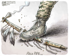 DAKOTA ACCESS PIPELINE  by Adam Zyglis