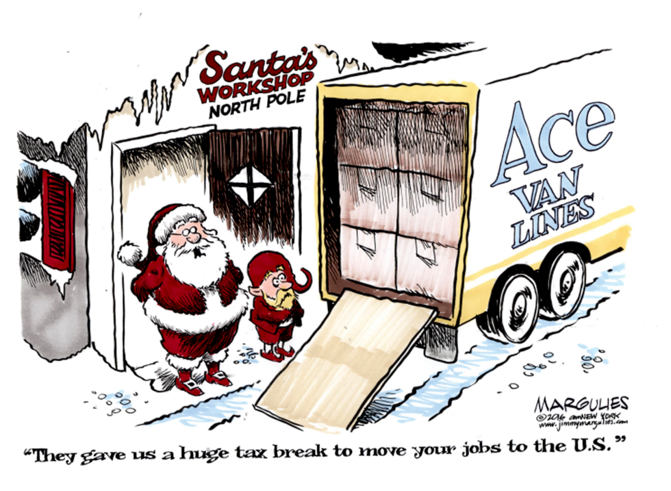 Carrier Deal/ Jobs for Tax Breaks color