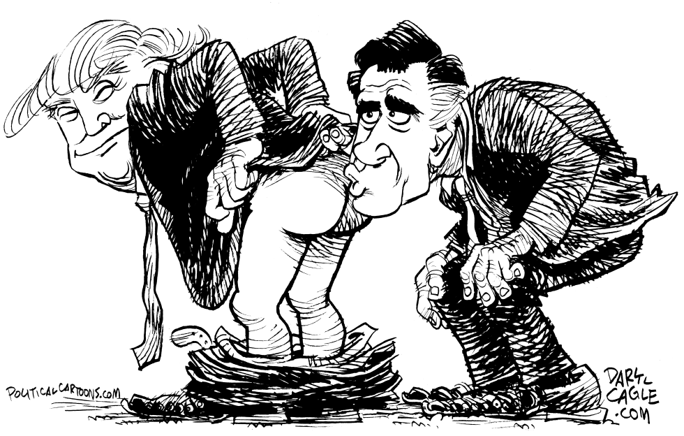 Trump Kisses Butt