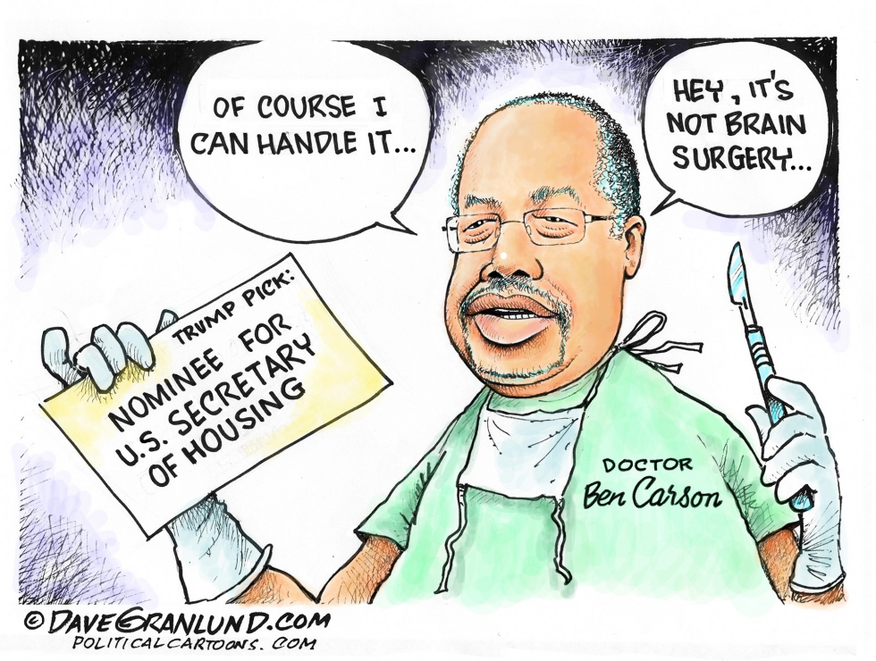 Ben Carson Housing Sec pick COLOR