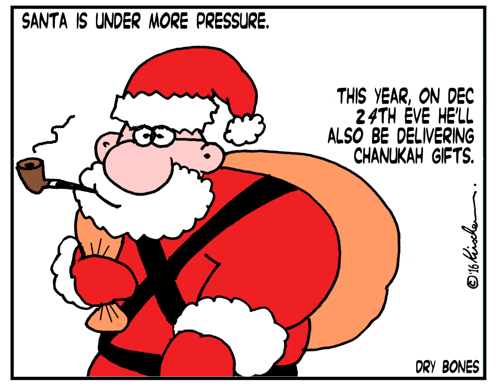 Santa at Chanukah