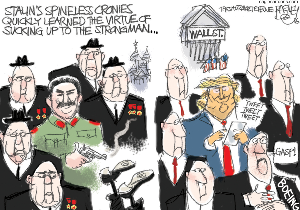  THE STRONGMAN by Pat Bagley