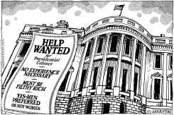 TRUMP CABINET HELP WANTED by Monte Wolverton