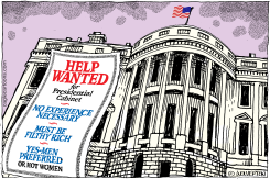 TRUMP CABINET HELP WANTED by Monte Wolverton