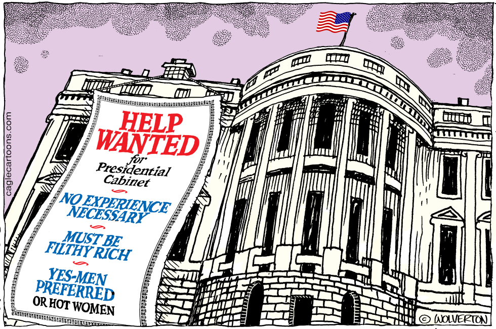 Trump Cabinet Help Wanted COLOR