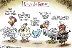BIRDS OF A FEATHER by Joe Heller