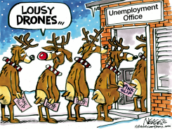 CHRISTMAS DRONES by Steve Nease