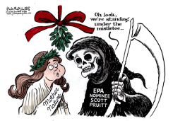 EPA NOMINEE SCOTT PRUITT  by Jimmy Margulies