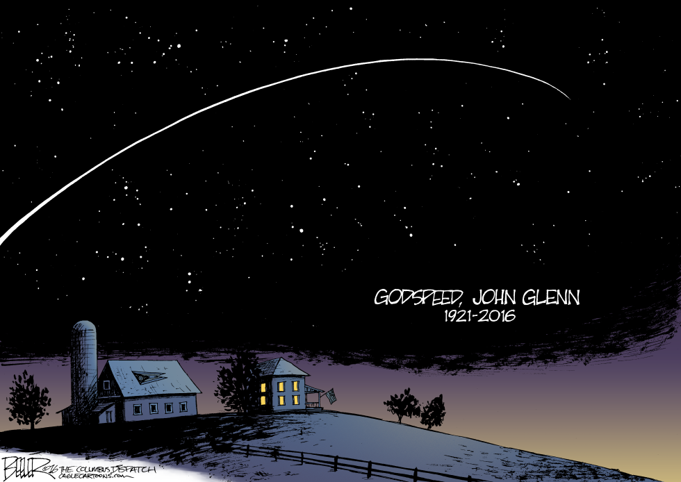  RIP JOHN GLENN by Nate Beeler