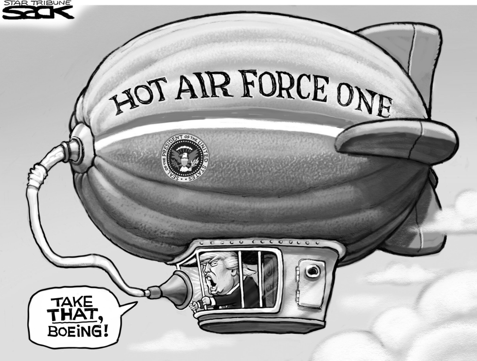  AIR FARCE ONE by Steve Sack