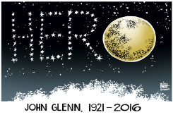 JOHN GLENN,  by Randy Bish