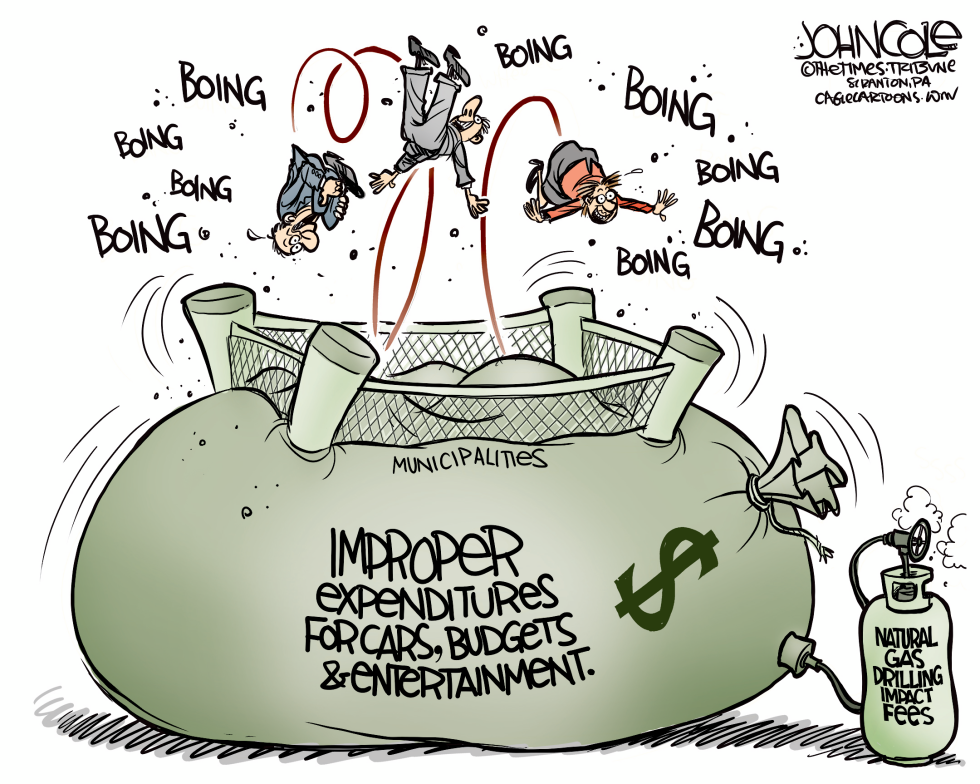 LOCAL PA Gasdrilling fees misspent