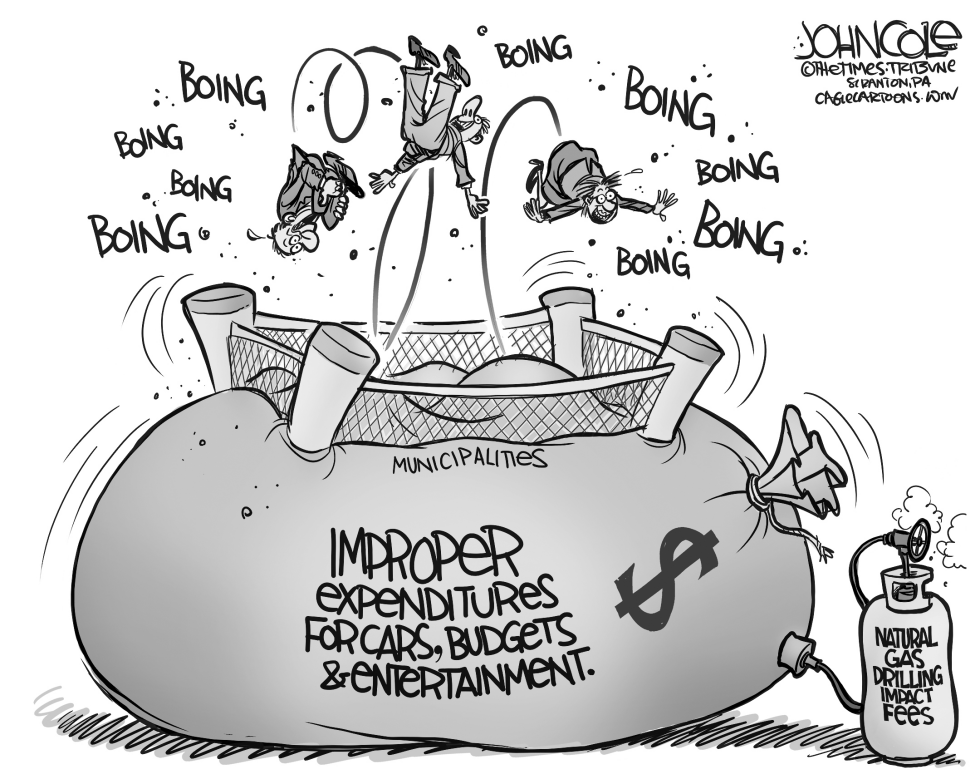 LOCAL PA Gasdrilling fees misspent BW
