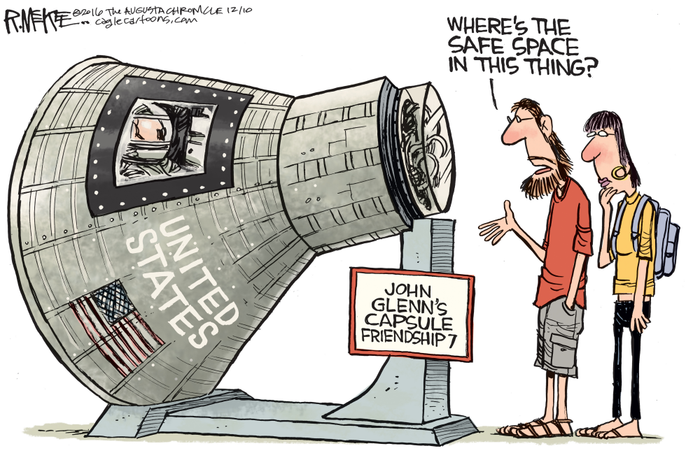  JOHN GLENN by Rick McKee