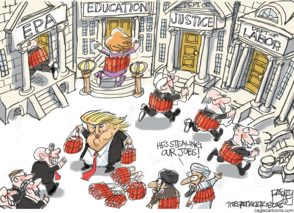  WAR ON GOVERNMENT by Pat Bagley