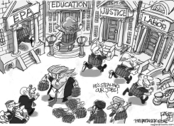 WAR ON GOVERNMENT by Pat Bagley