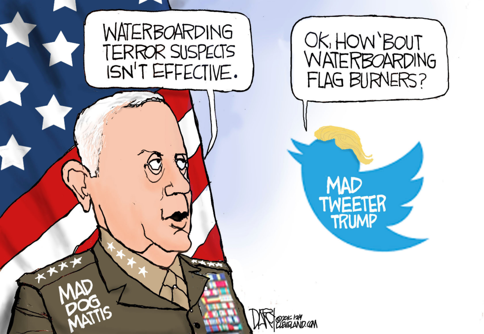Mattis and Flag Burners