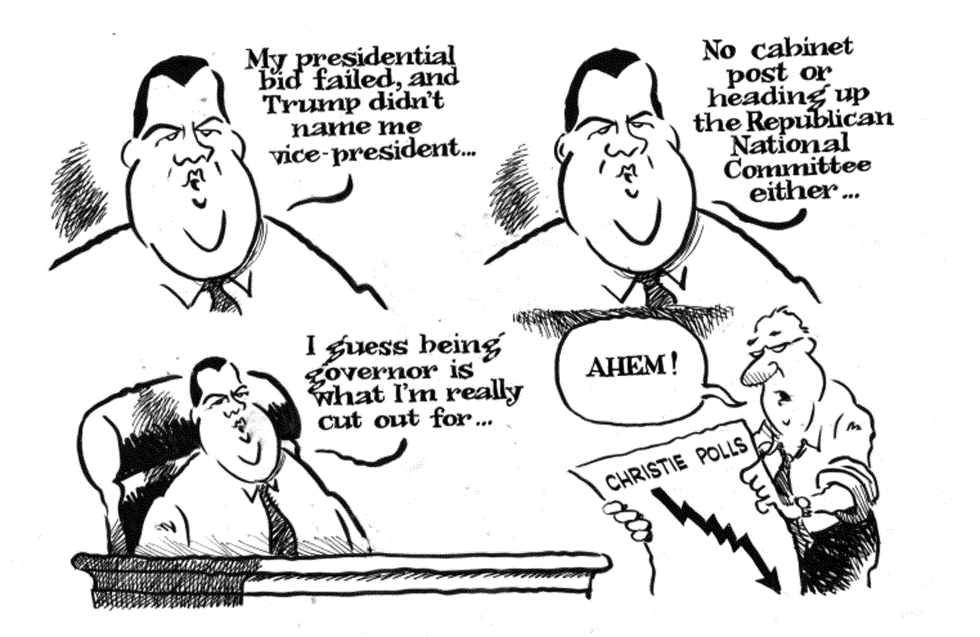 Governor Christie Record Low Poll Numbers
