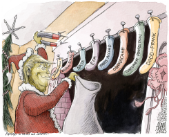 MR GRINCH  by Adam Zyglis
