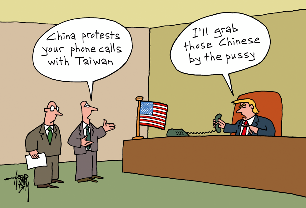 Trump calling Taiwan