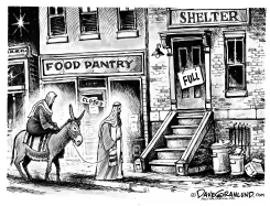 CHRISTMAS NO ROOM by Dave Granlund