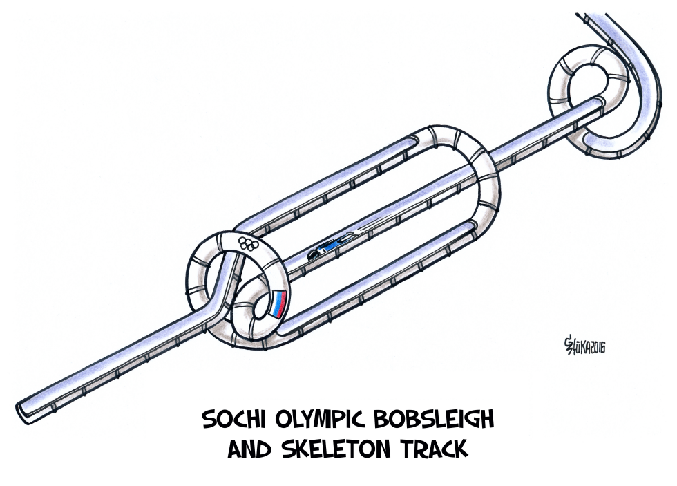 Sochi Olympic Bobsled and Skeleton track