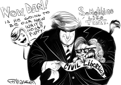 NEW DOG IN THE WHITE HOUSE by Frank Hansen