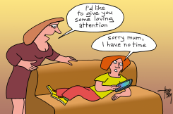 CHILD AND ATTENTION by Arend Van Dam