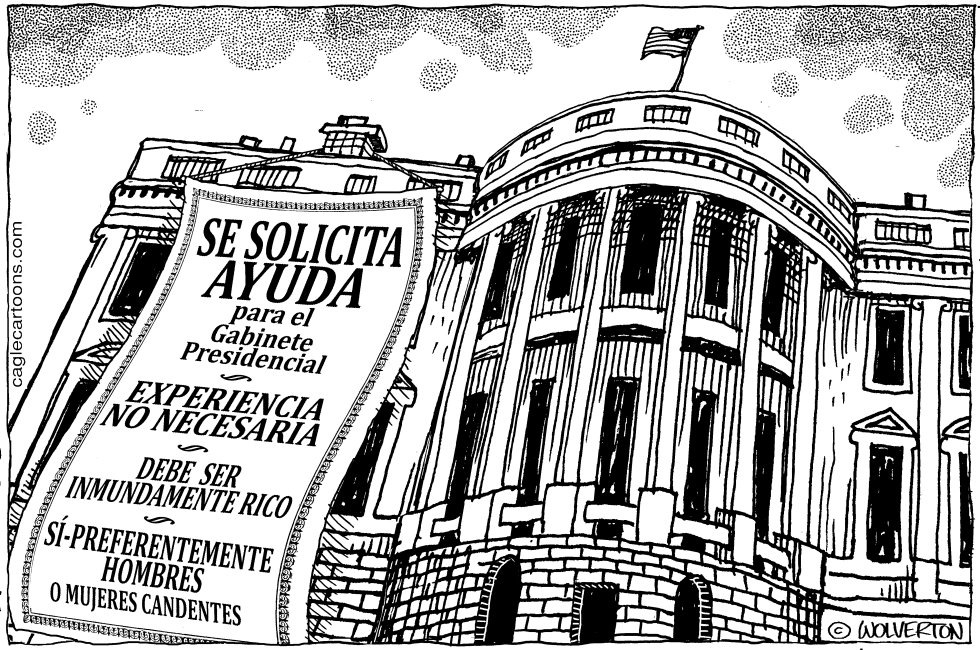Se Solicita Ayuda para el Gabinete de Trump
