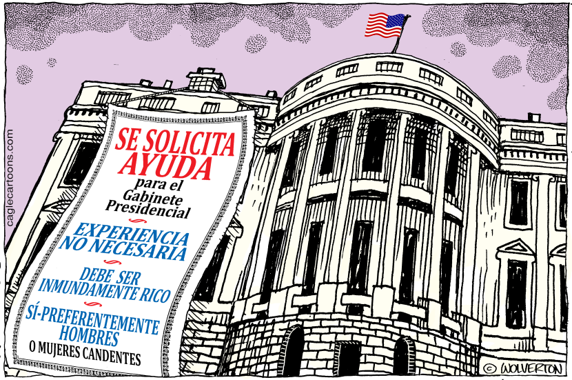 Se Solicita Ayuda para el Gabinete de Trump /