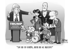 EQUIPO DE ENSUEñO DE TRUMP by R.J. Matson