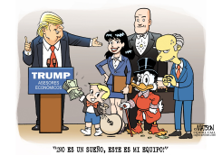 EQUIPO DE ENSUEñO DE TRUMP  by R.J. Matson