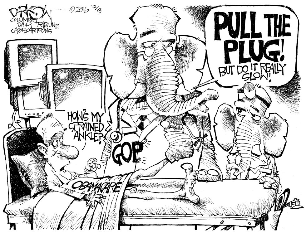  PULL THE PLUG by John Darkow