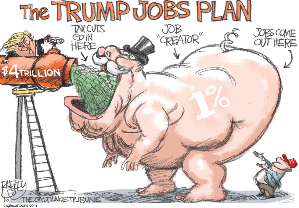  TRUMP TAX CUT by Pat Bagley