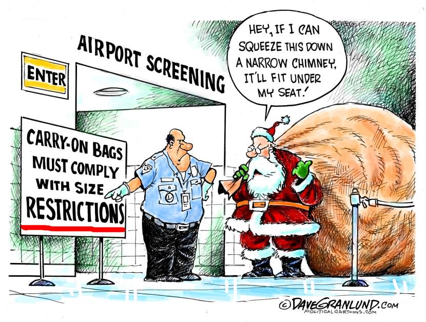 Xmas carry-on bags COLOR