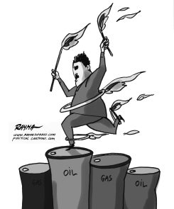 SITUATION IN VENEZUELA BW by Rayma Suprani