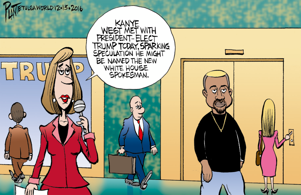 Spokesman Kanye West